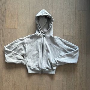 SKIMS OUTDOOR THE ZIP UP HOODIE XXS COLOR PACIFIC